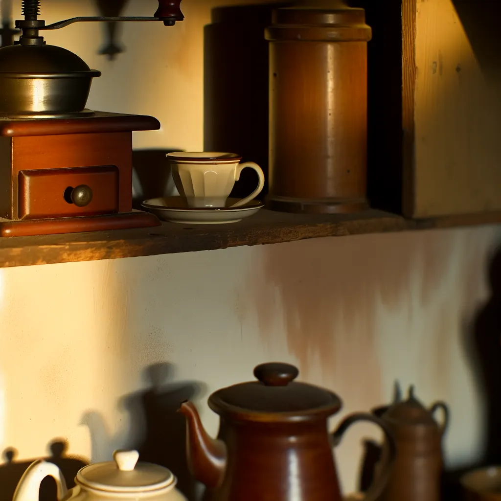 Vintage coffee accessories